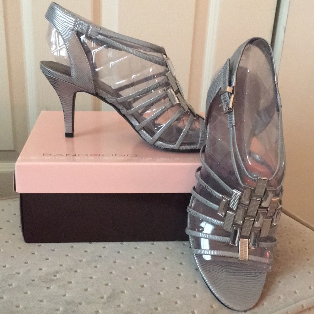 Bandolino Maylin Sandal in Pewter